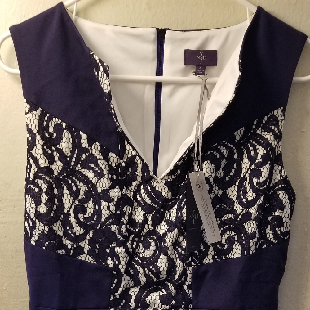 NYDJ Ultramarine Lace Dress - NWT